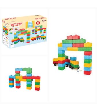 Tuğla Blok Ve Araba Seti