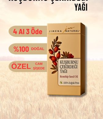 Kuşburnu Çekirdeği Yağı % 100 Doğal Soğuk Sıkım 30 ml