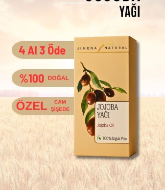 Jojoba Yağı % 100 Doğal Soğuk Sıkım 30 ml