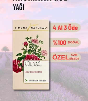 Gül Aromatik Uçucu Yağ 30 ml - %100 Doğal Cilt Bakımı