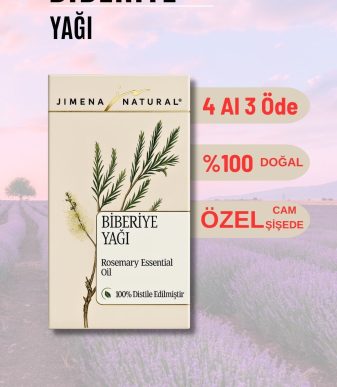Biberiye Uçucu Yağı 30 ml - % 100 Doğal Saç ve Cilt Bakımı