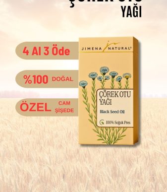 Çörek Otu Yağı % 100 Doğal Soğuk Sıkım 30 ml