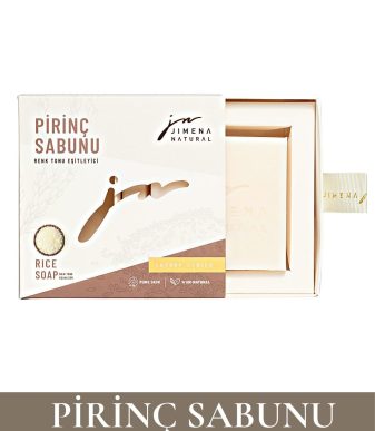 Pirinç Sabunu 150 Gr - Doğal, Cilt Aydınlatma, Beyazlatma, Renk Tonu Eşitleme