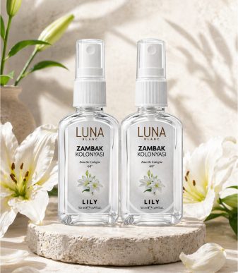 Zambak Kolonyası 2x50 ml Sprey | Lily - 68° Ferah & Çiçeksi Koku Cep Boy